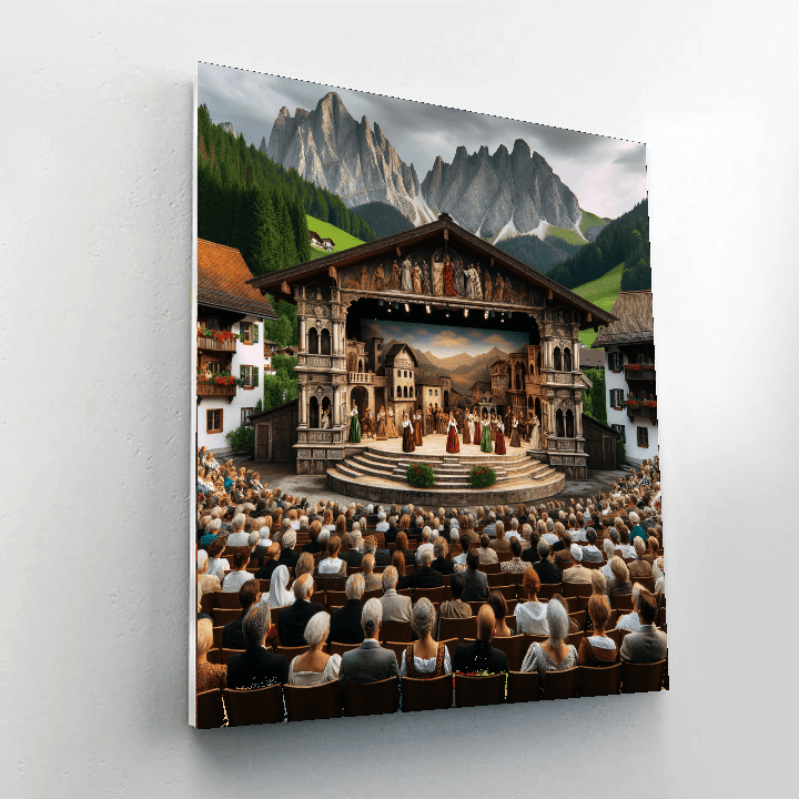 Oberammergau Passion Play - Germany Numbered Painting Kits