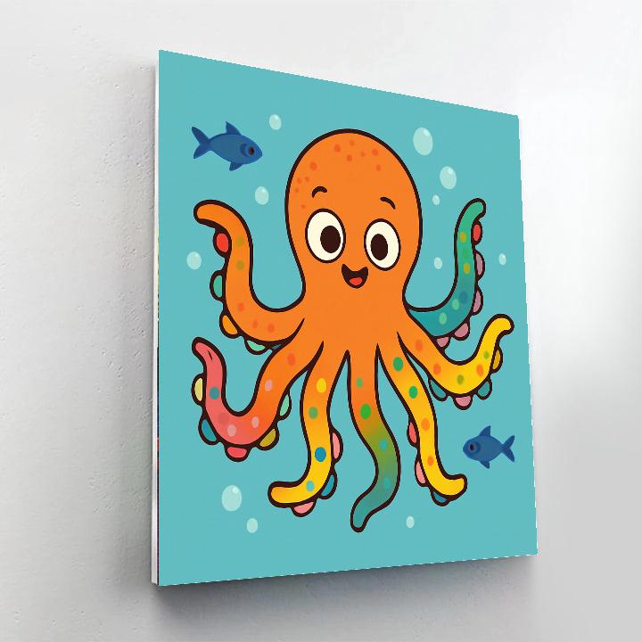 Wacky Octopus Painting By Numbers Kit