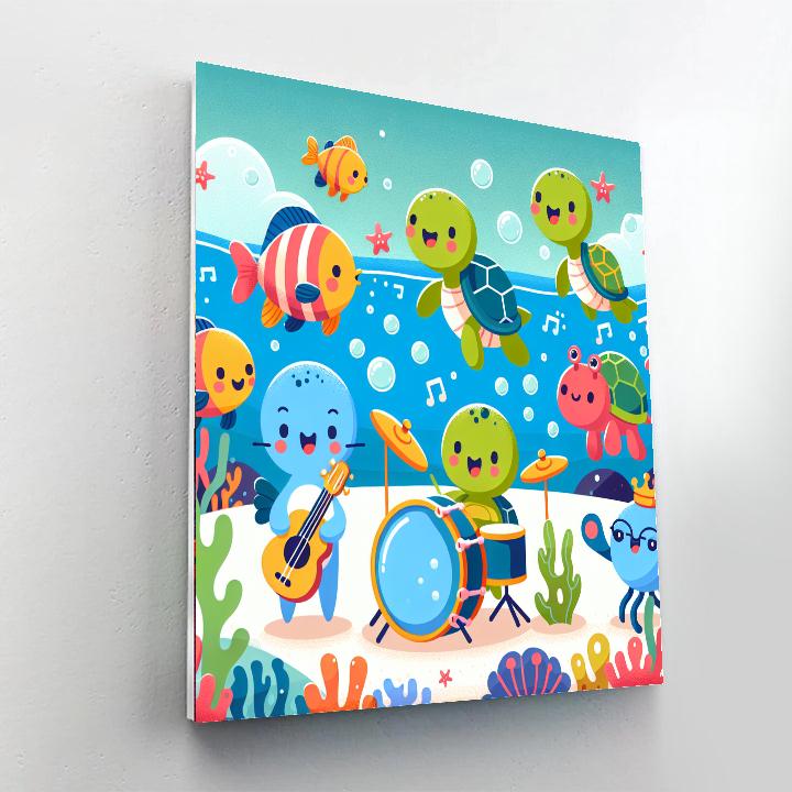 Joyous Sea Life Symphony Paint By Numbers Kits