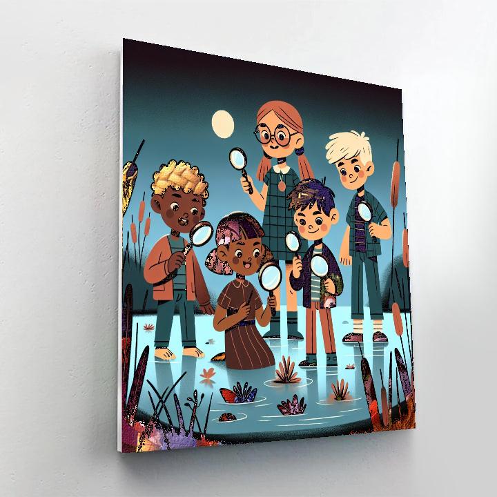 Mystery Marshland Mission Numbered Painting Kits