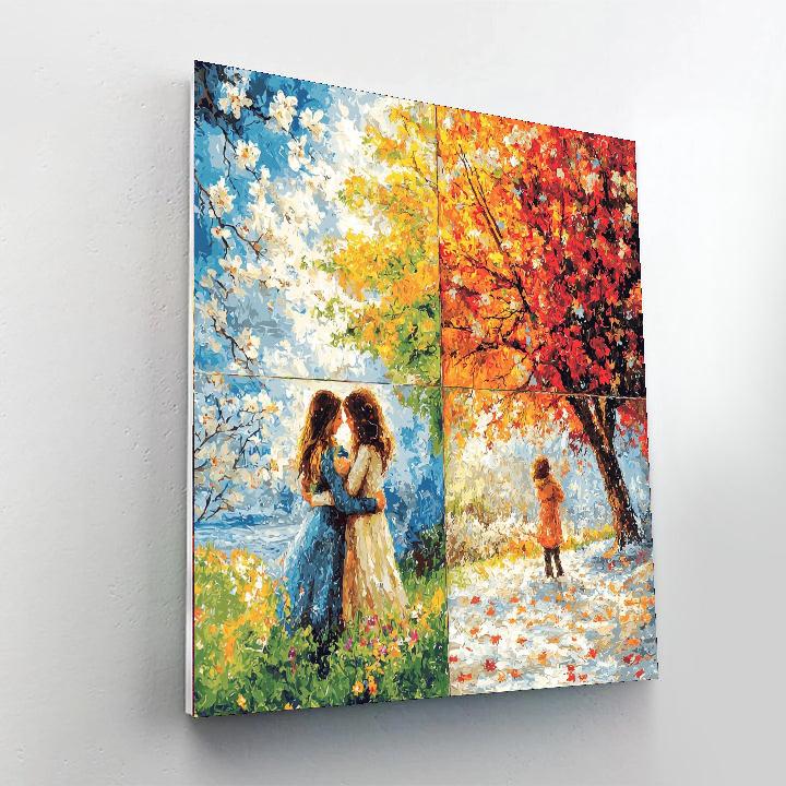 Seasons Of Motherhood DIY Paint By Numbers