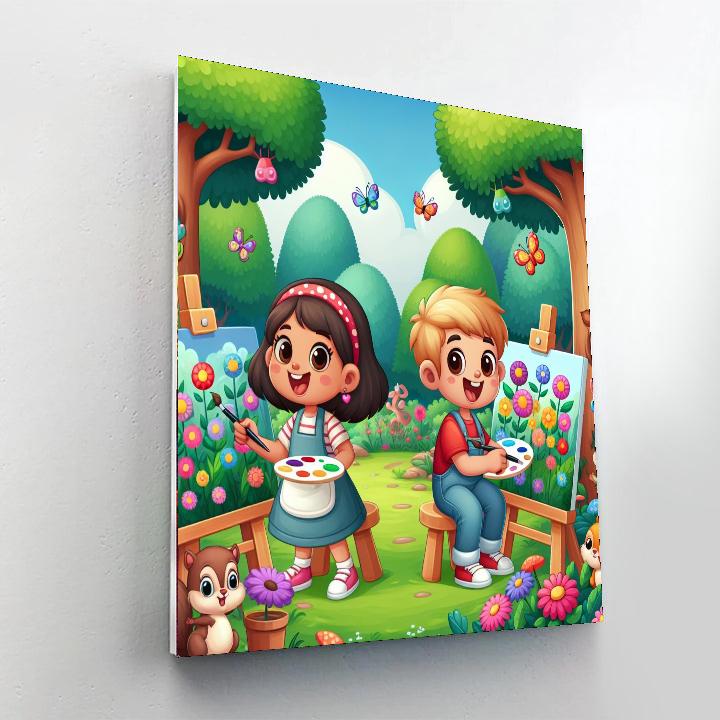 Artistic Adventures In The Park Paint By Numbers Art