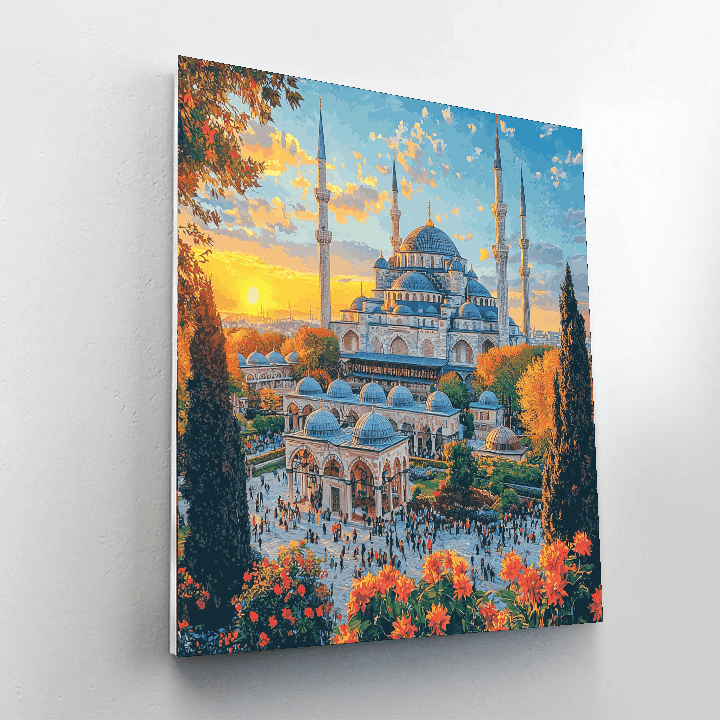 Blue Mosque - Istanbul DIY Paint By Numbers