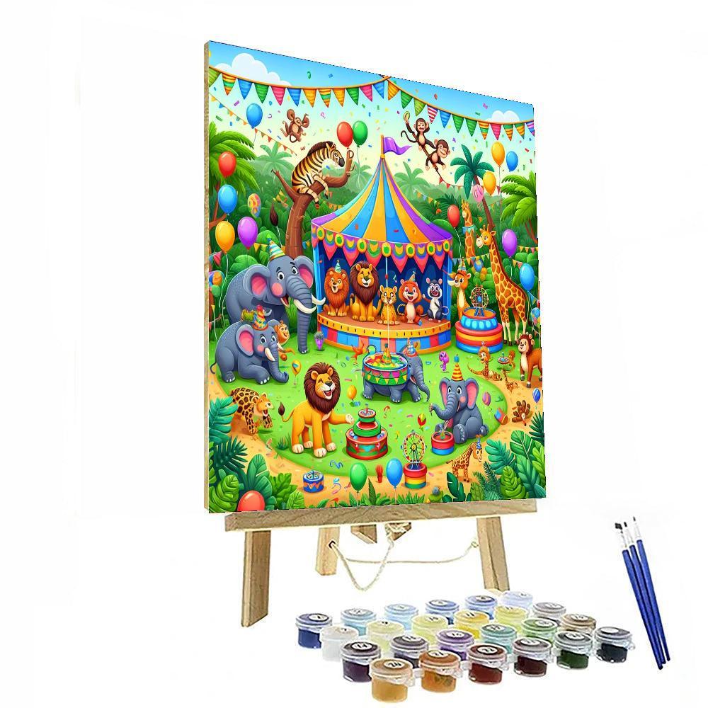 Jungle Carnival Fiesta Numbered Painting Kits