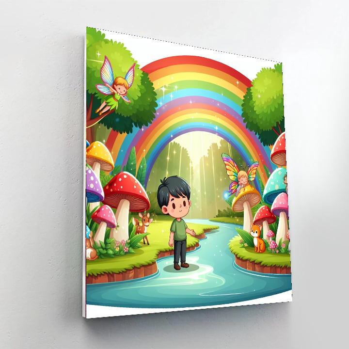 Fairy Tale Woodland Walk Painting Number Kit