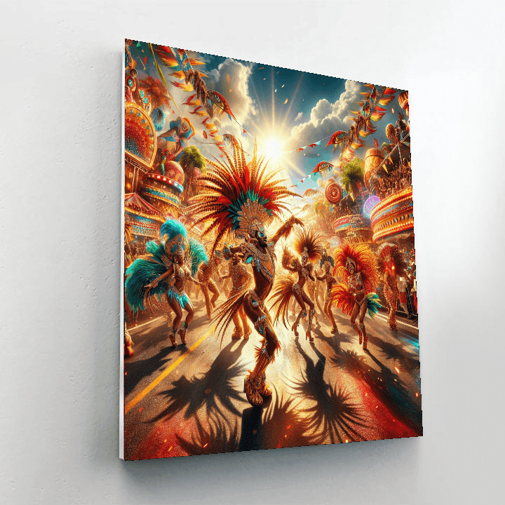 International Carnival - Trinidad And Tobago Number Painting