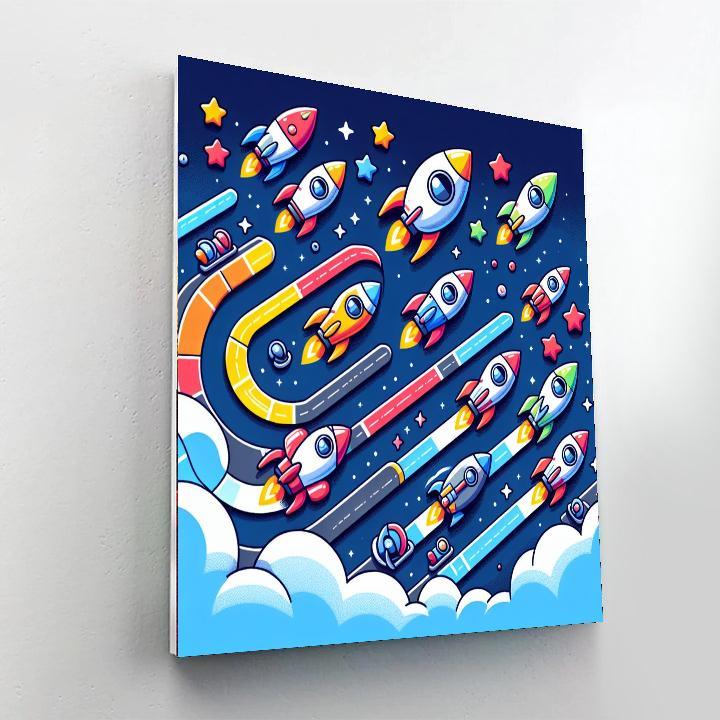 Rocket Racers Rally Paint By Numbers