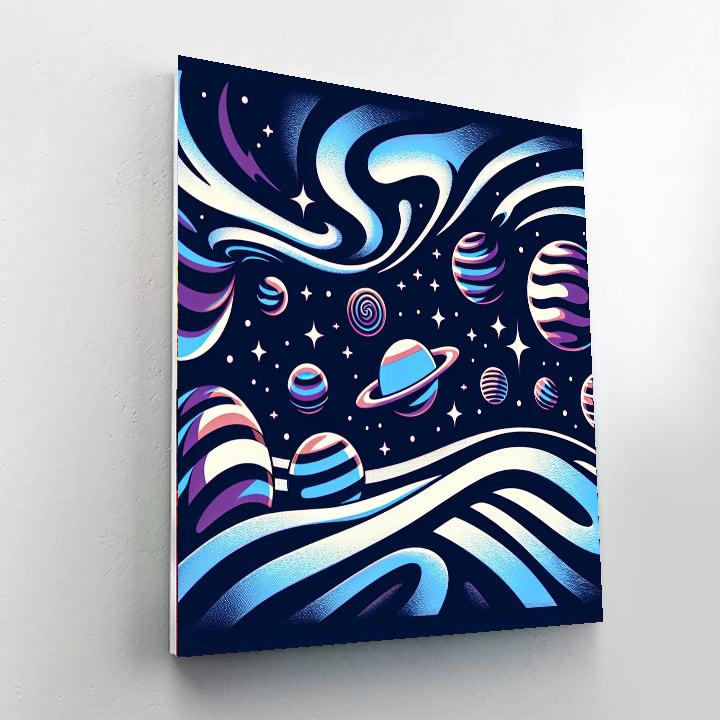 Interstellar Illusions Paint By Numbers Art
