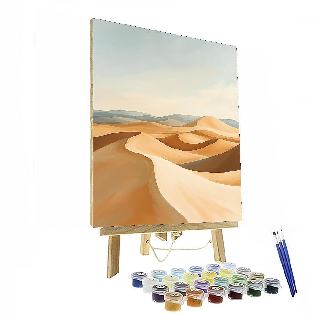 O'Keeffe Inspired Enigmatic Desert Dunes  Paint By Numbers