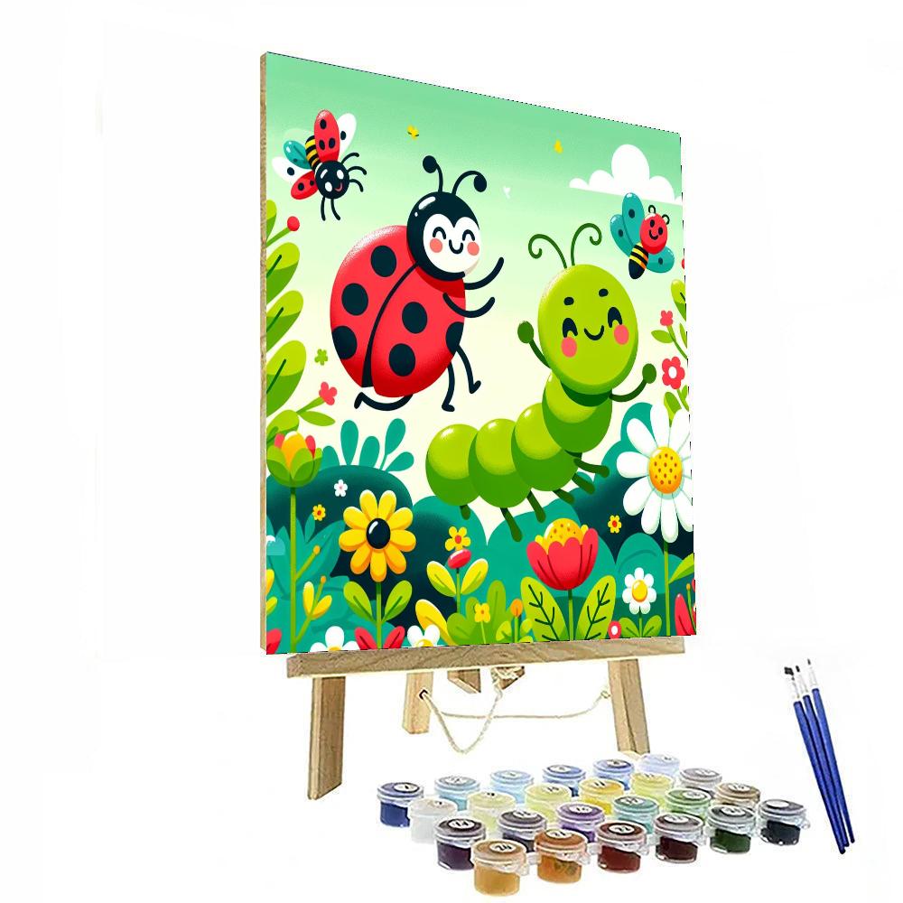 Creepy-crawly Garden Paint By Numbers