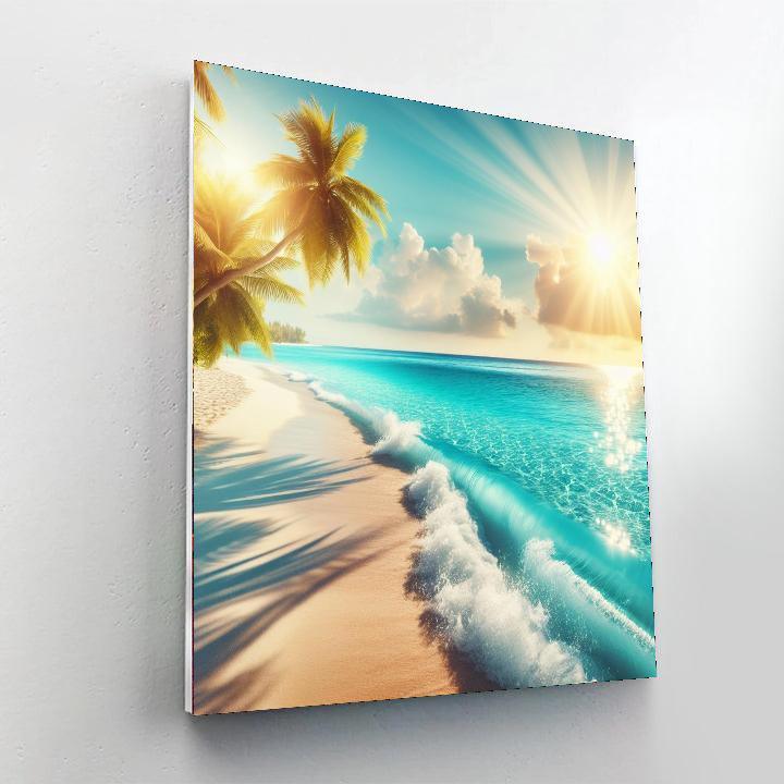 Glistening Ocean Paradise Paint By Numbers