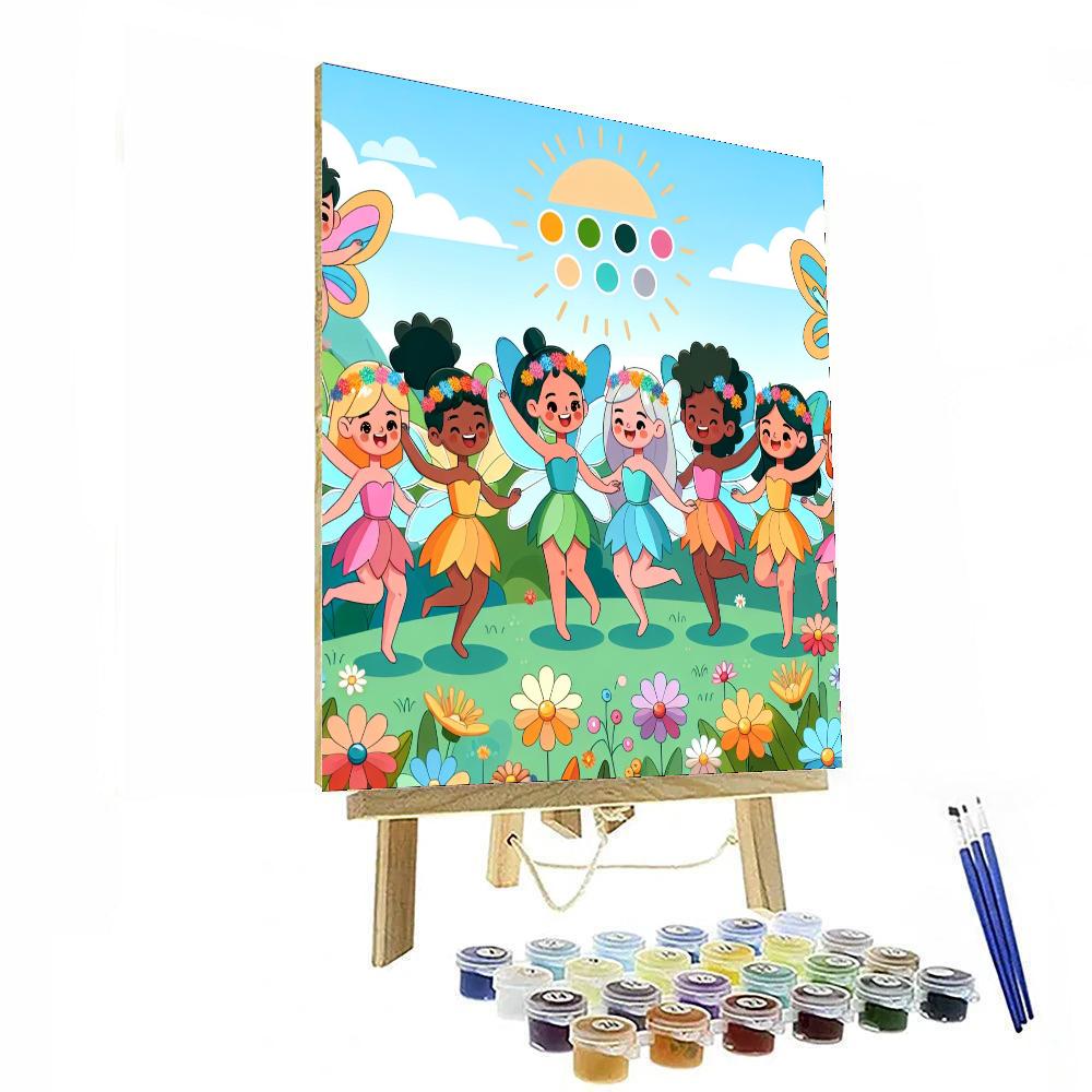 Fantastic Fairy Gathering Paint By Numbers