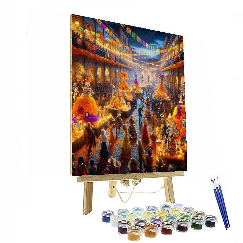 Oaxaca Day Of The Dead Festival - Mexico Paint By Numbers Kits