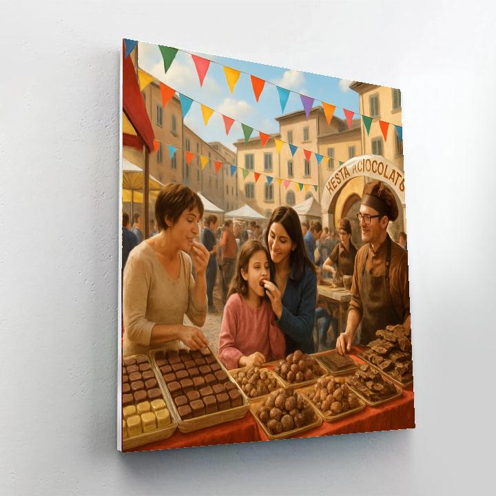 Chocolate Festival Painting By Numbers Kit