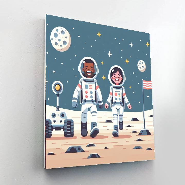 Lunar Landscape Discovery Paint By Numbers Kits