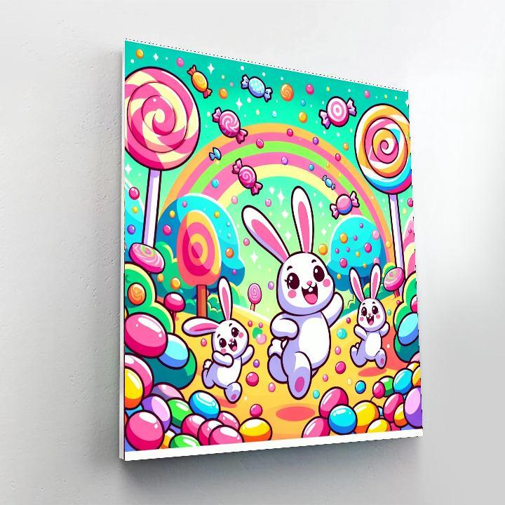 Bubblegum Bunnyland Paint By Number
