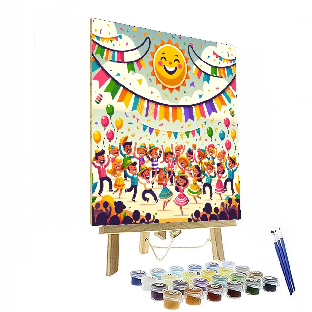 Fantastic Fiesta Celebration Painting Number Kit