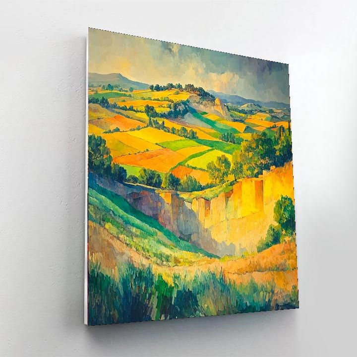 Paul Cézanne Inspired Layers Of Light  Painting By Numbers Kit