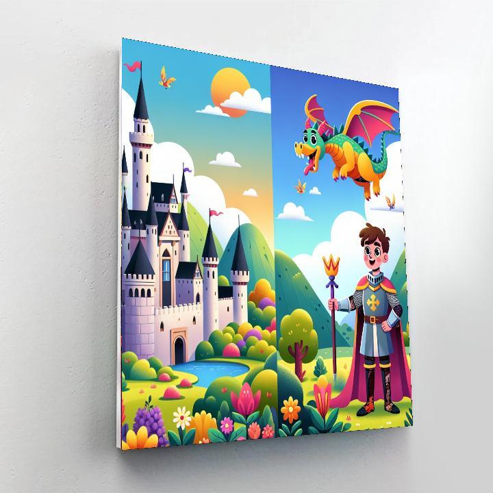 Epic Fairy Tale Adventure Paint By Numbers Art