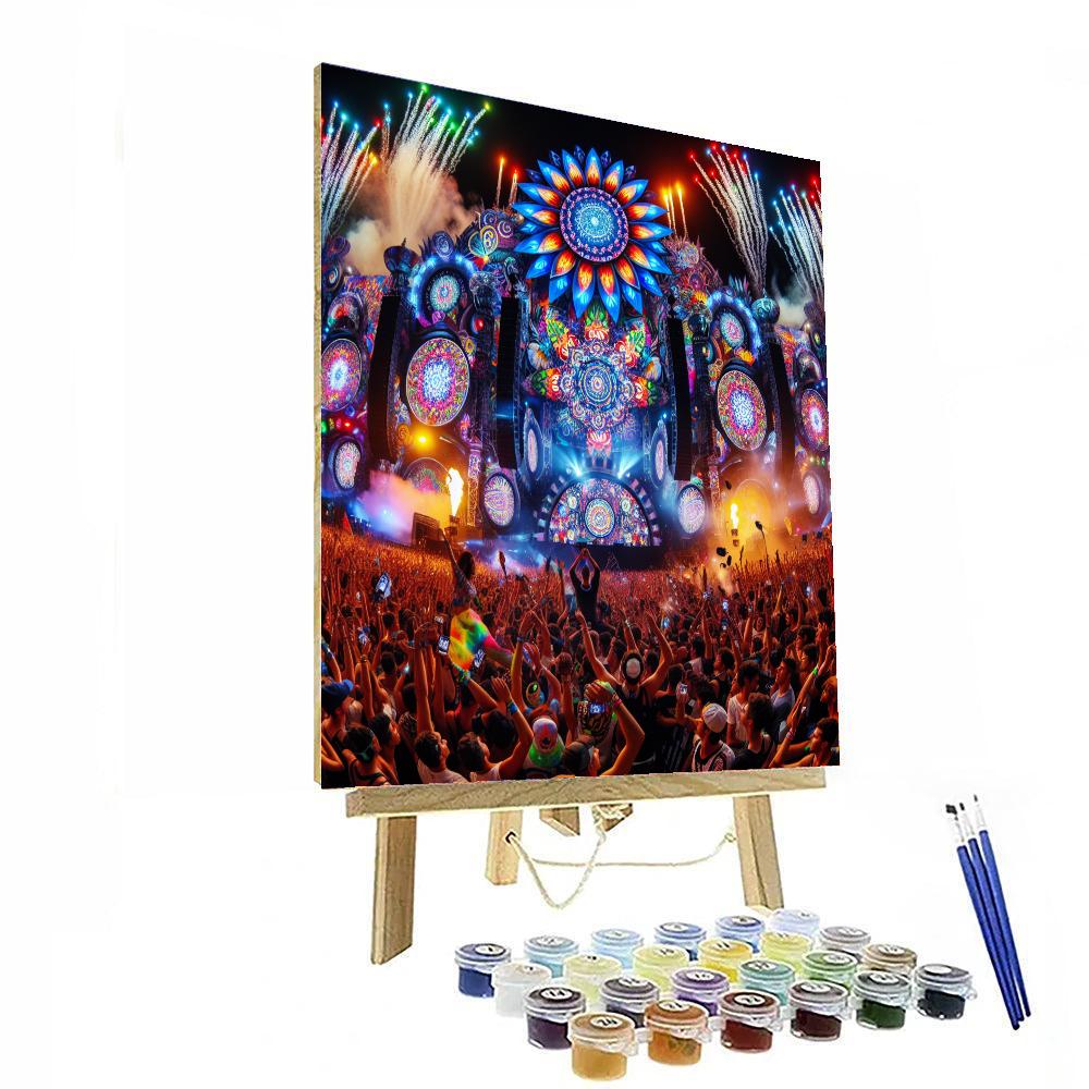 Electric Daisy Carnival (edc) - Usa Paint By Number