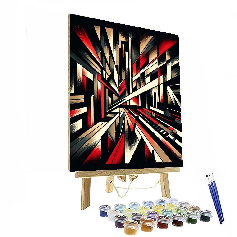 Bold Urban Statement Paint By Numbers Art