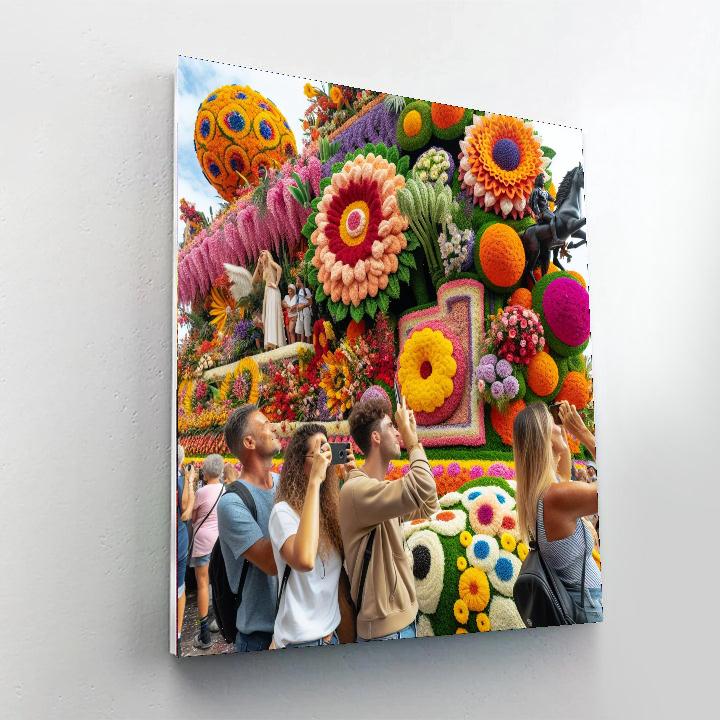 Festa Da Flor - Madeira, Portugal Number Painting