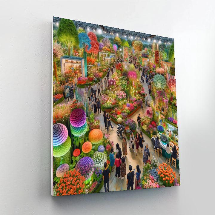 Harrogate Flower Show - England Painting Number Kit