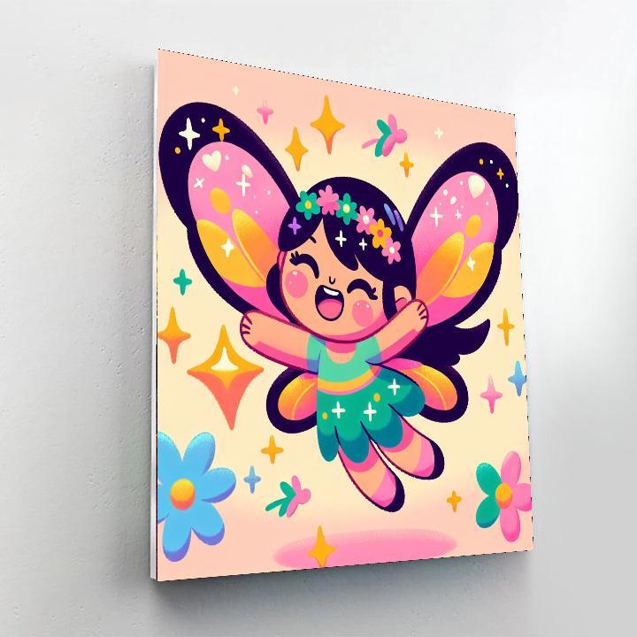 Sparkly Fairy Painting Number Kit