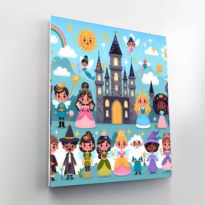 Fairy Tale Kingdom Adventures Paint By Numbers Kits