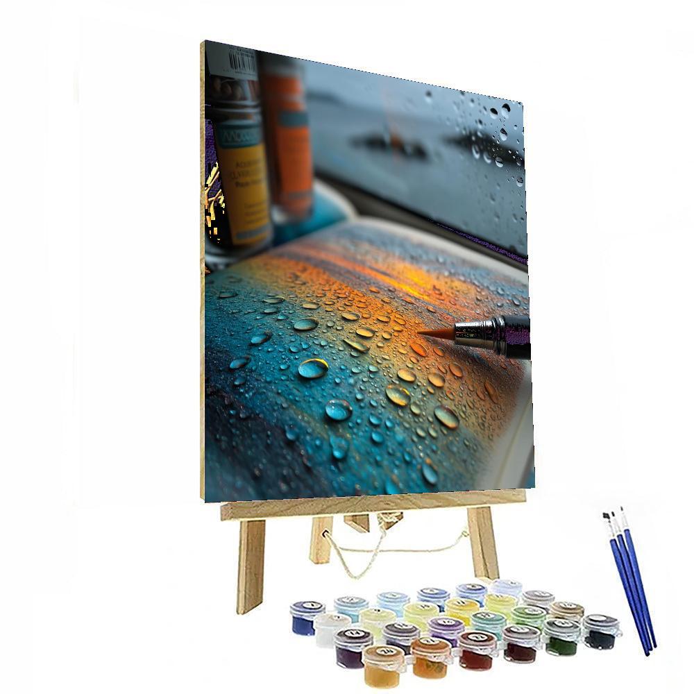 Rainbow Overhead Number Painting