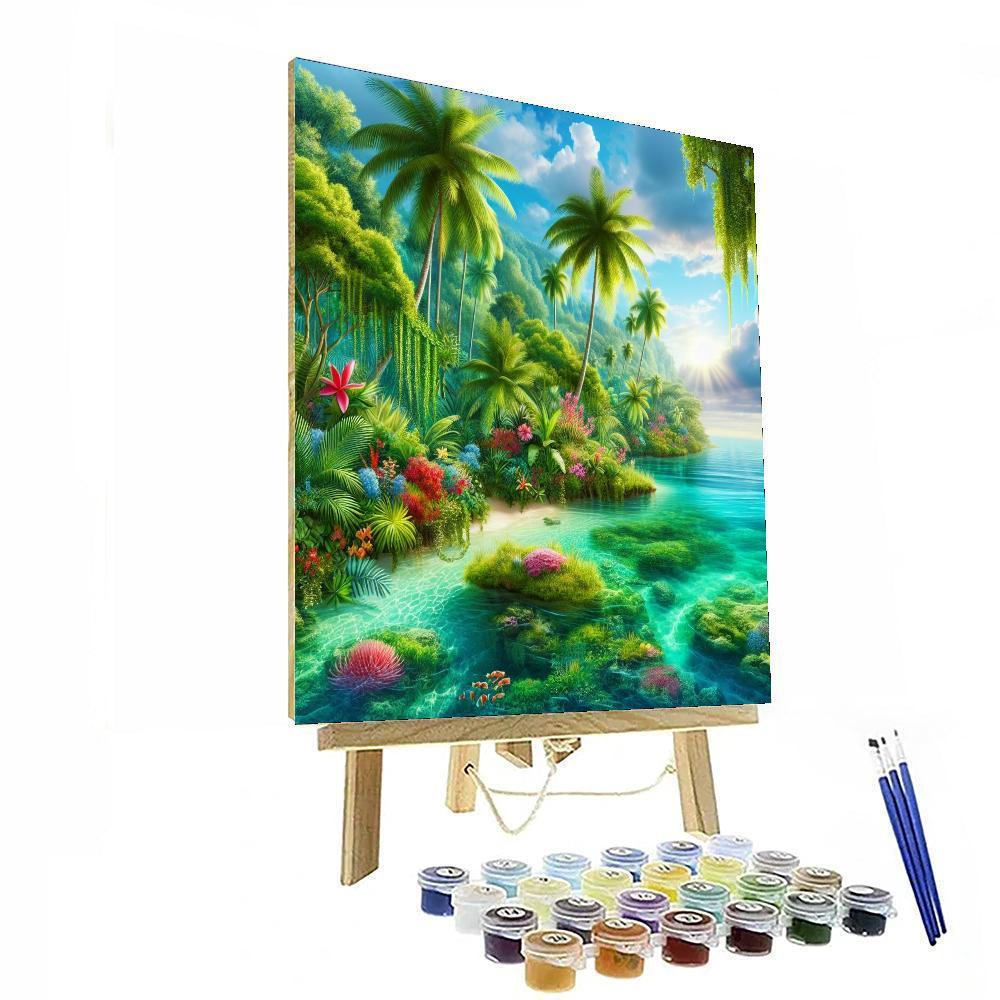 Mystic Island Paradise Painting By Numbers Kit
