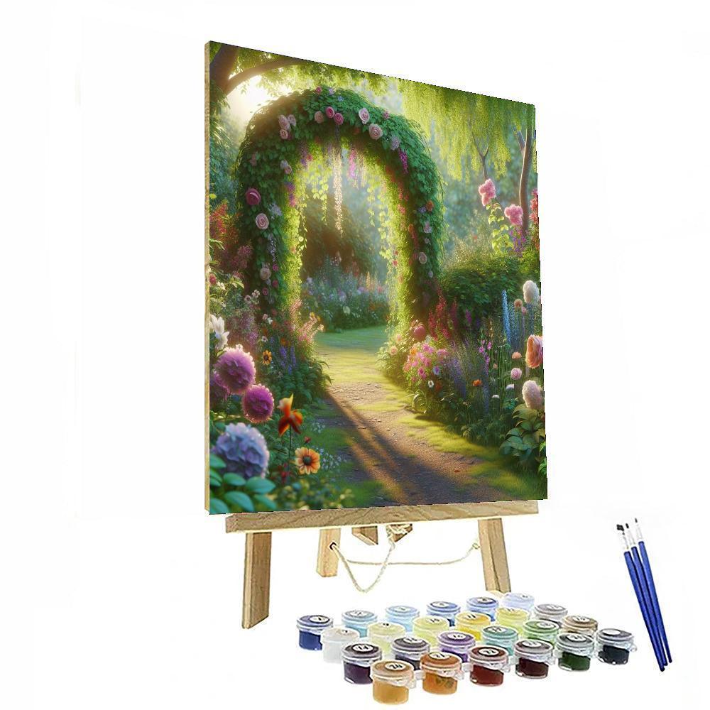 Mystical Garden Archway Numbered Painting Kits