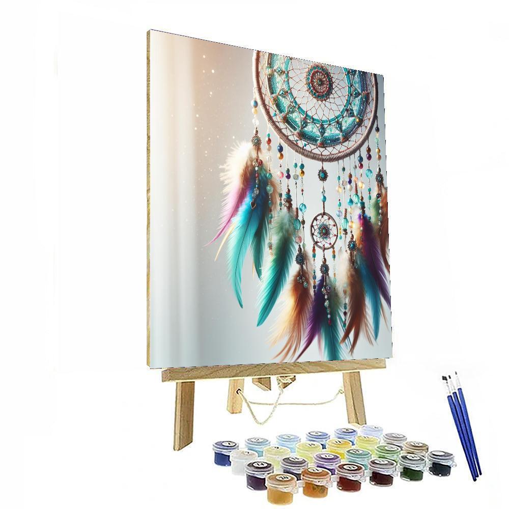 Bohemian Dreamcatcher Harmony Paint By Color