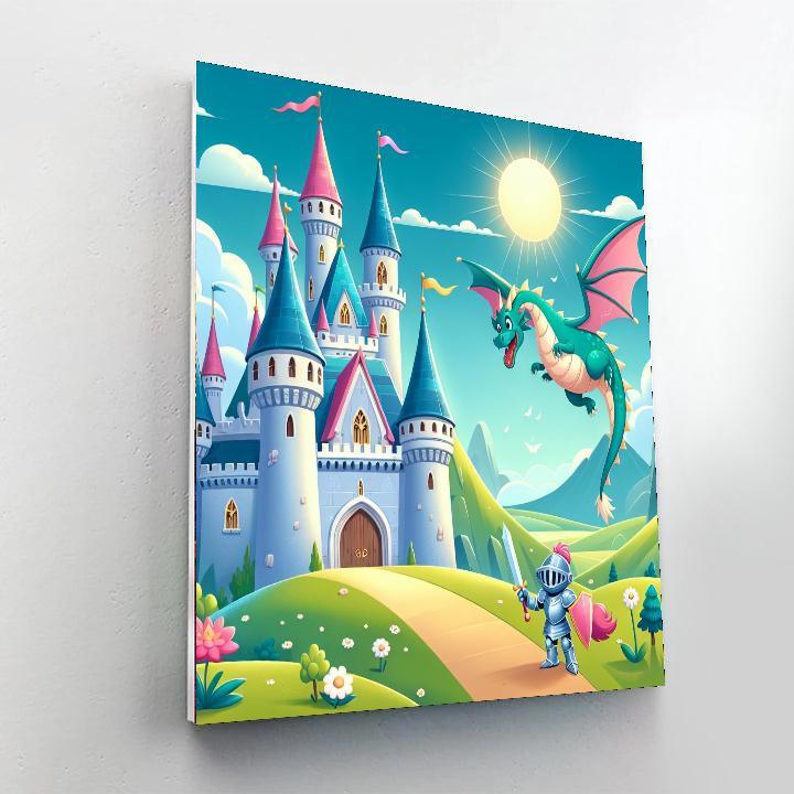 Colorful Fairy Tale Adventures Painting Number Kit