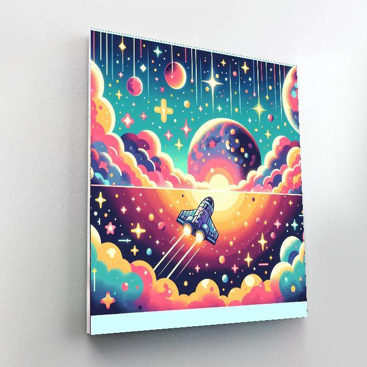 Starlight Space Odyssey Painting Number Kit