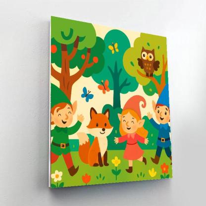 Exploring Fairy Tale Forests Paint By Color