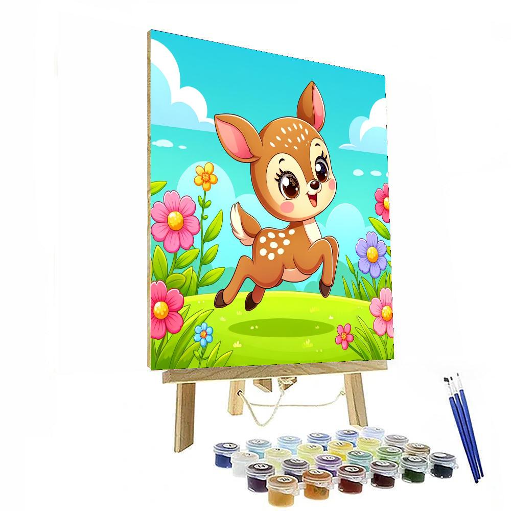 Fluffy Fawn Paint By Color