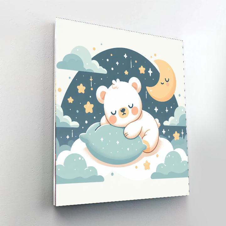 Cuddle Bear's Dreamland Paint By Number