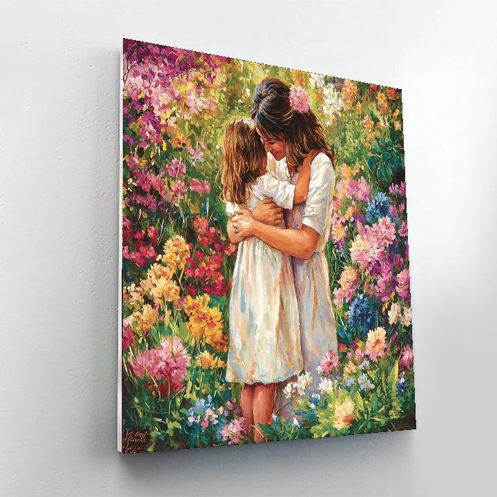 Mother's Warm Embrace DIY Paint By Numbers