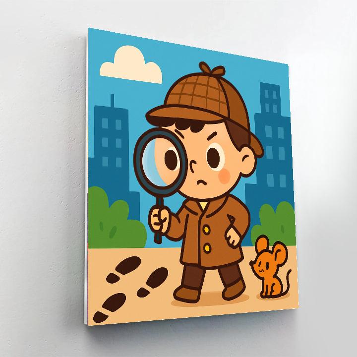 Little Detective Adventures Painting By Numbers Kit