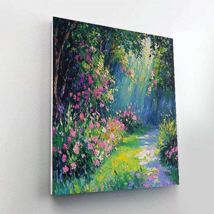 Claude Monet Inspired Botanical Reverie  Paint By Number