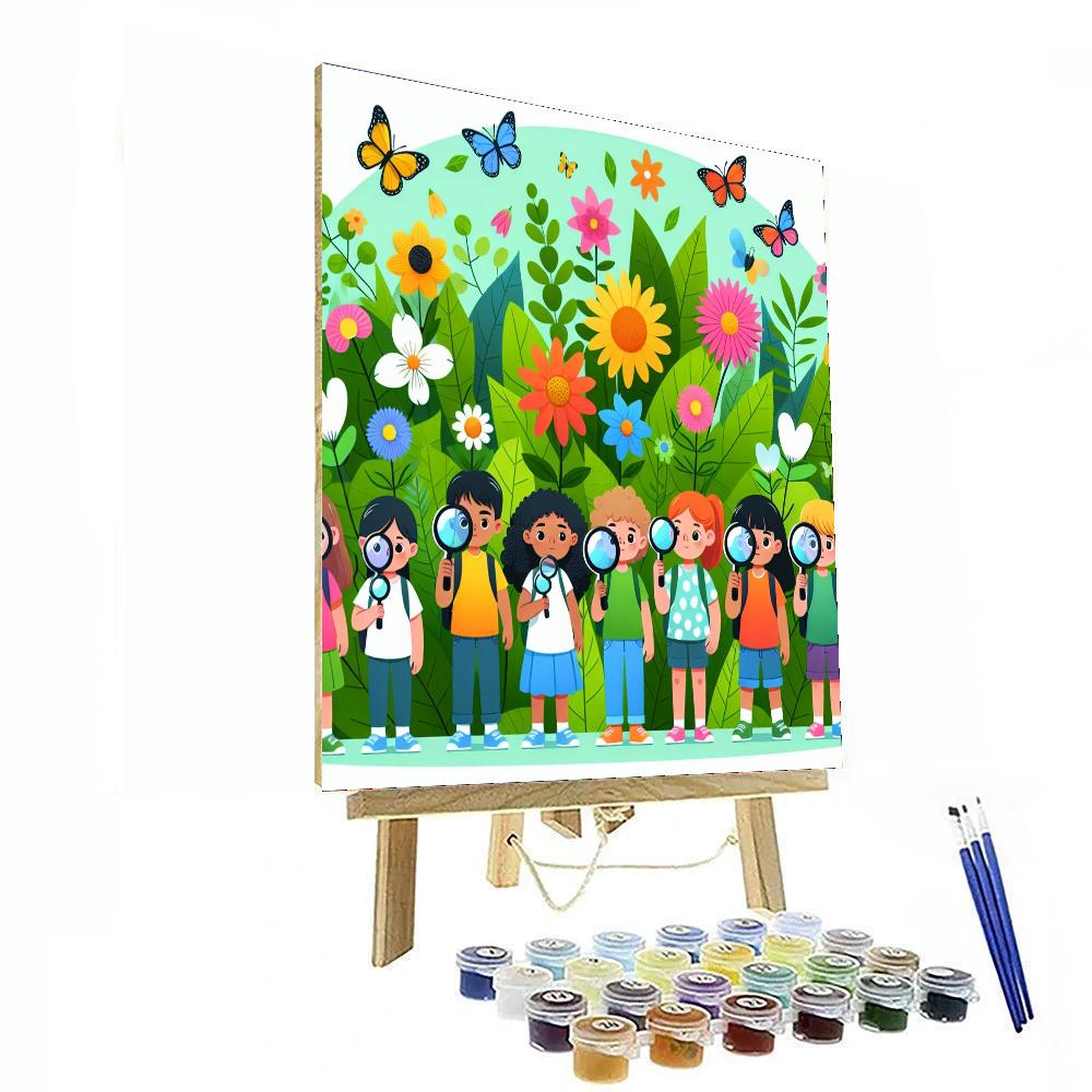 Garden Safari Exploration Number Painting