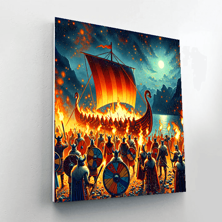 Up Helly Aa Fire Festival - Shetland, Scotland Paint By Number