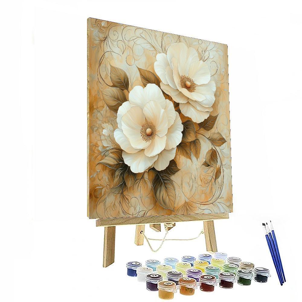 Alphonse Mucha Inspired Elysian Garden Dreams  DIY Paint By Numbers