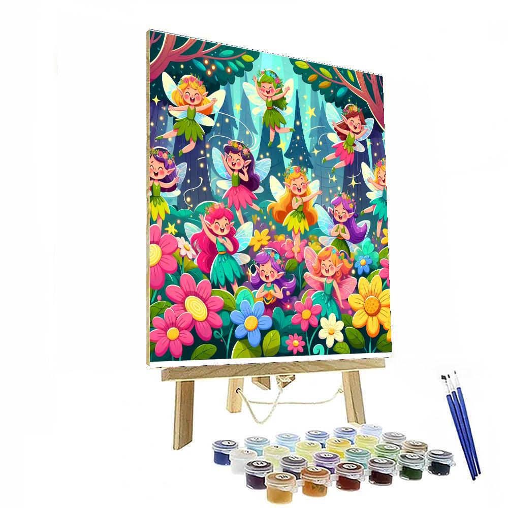 Funky Fantasy Forest DIY Paint By Numbers