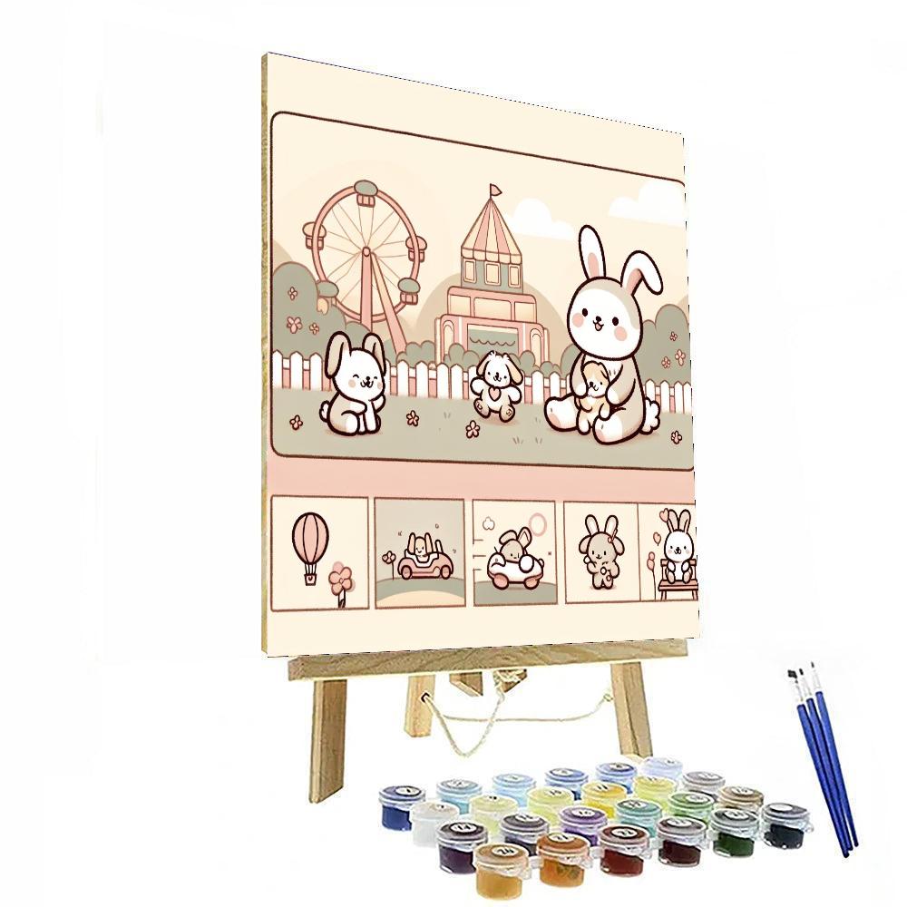 Cuddly Critter Carnival Numbered Painting Kits