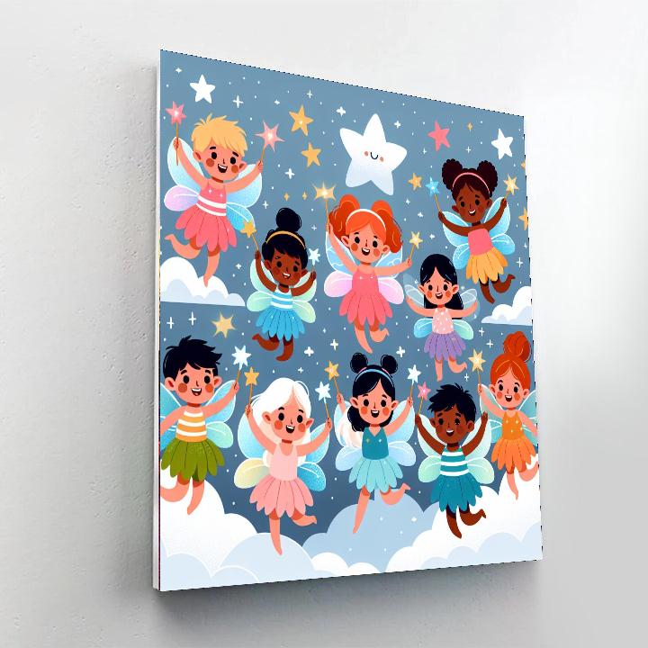 Magic Wands And Fairies Paint By Numbers Kits