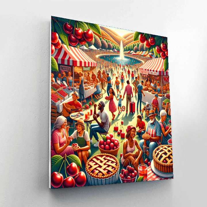National Cherry Festival Numbered Painting Kits