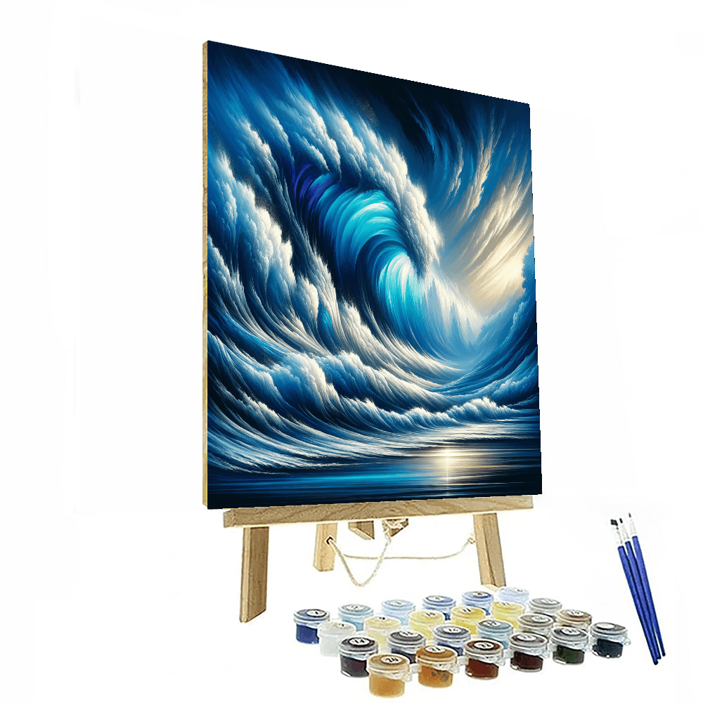 The Great Wave DIY Paint By Numbers