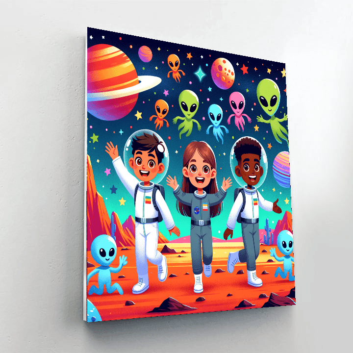 Space Cadets Mission Painting By Numbers Kit